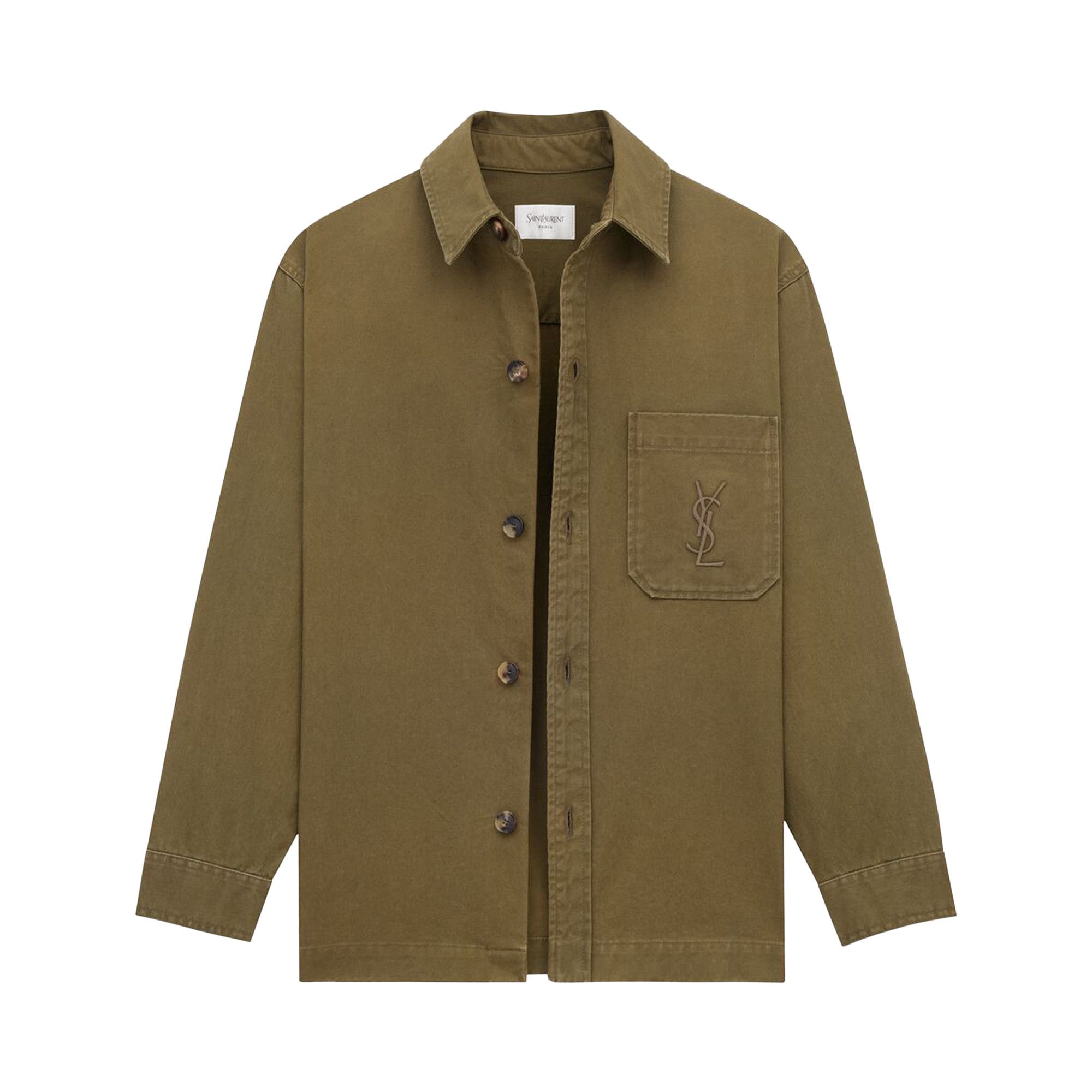 Tシャツ・カットソー Saint Laurent Saint Laurent Solferino Overshirt Buy Saint Laurent Solferino Overshirt 'Vintage Khaki
