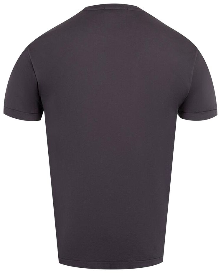 Stone Island Garment Dyed Logo T Shirt Ink