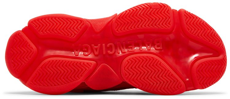 Balenciaga Triple S Sneaker Clear Sole   Red 2019