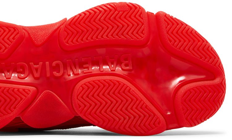 Balenciaga Triple S Sneaker Clear Sole   Red 2019