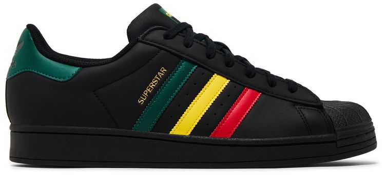 Adidas Superstar Rasta   Black