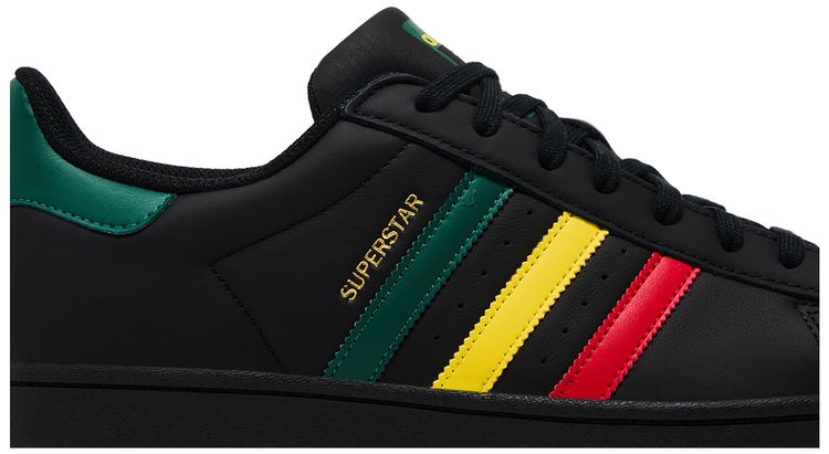 Adidas Superstar Rasta   Black