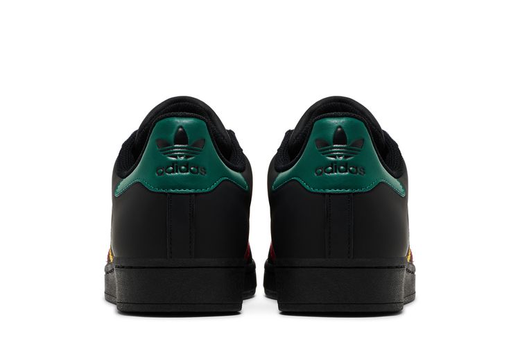 adidas gazelle silver green womens Adidas Superstars Rasta Black (UK 9)