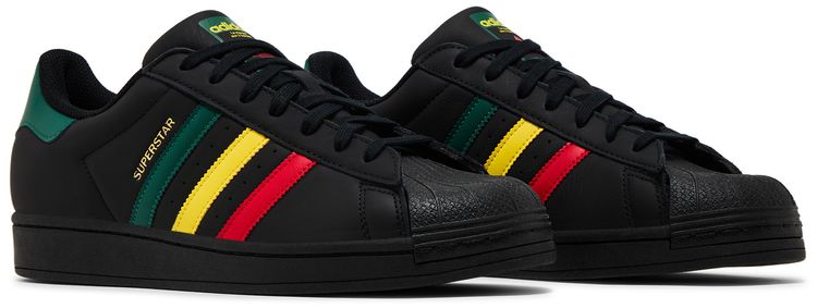 Adidas Superstar Rasta   Black
