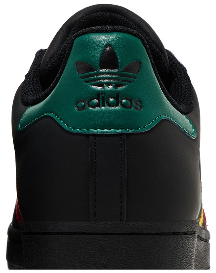 Adidas Superstar Rasta   Black