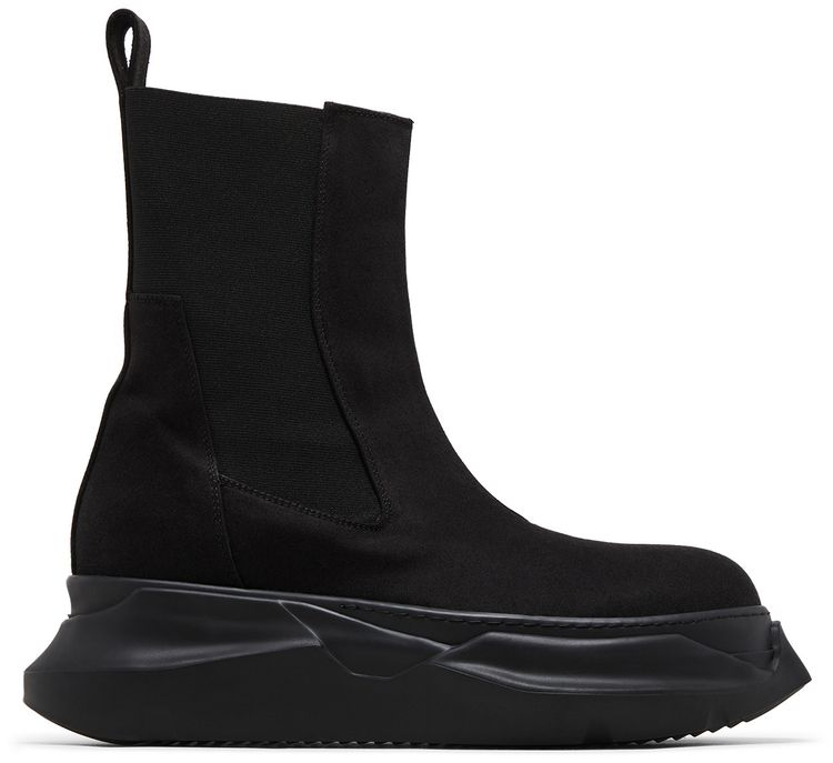 Rick Owens DRKSHDW Beatle Abstract Boot Black