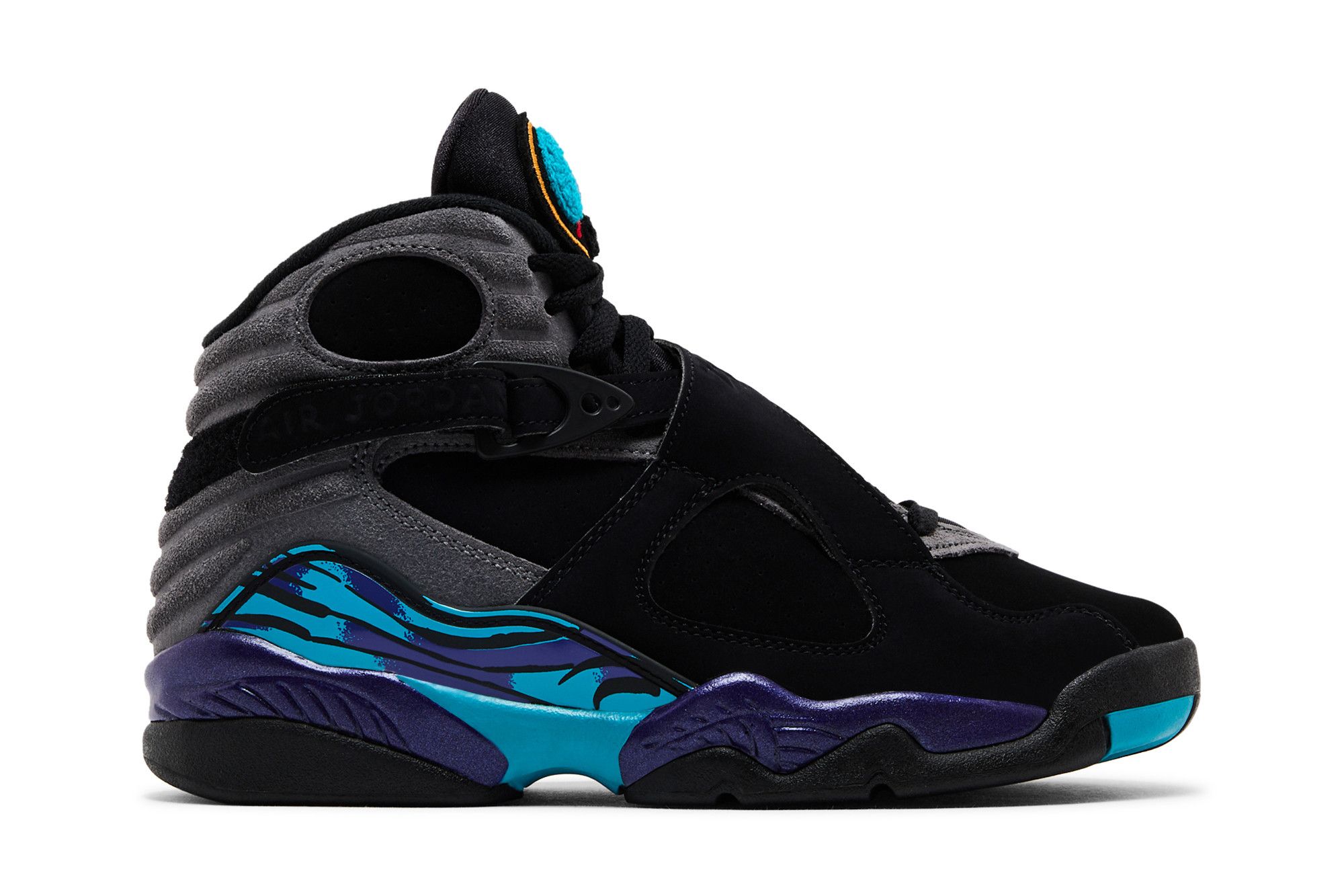 【新品未使用】AIR JORDAN 8 RETRO GS NIKE AIR JORDAN 8 RETRO (GS) COBALT BLUE SZ 6Y-WOMENS SZ 7.5