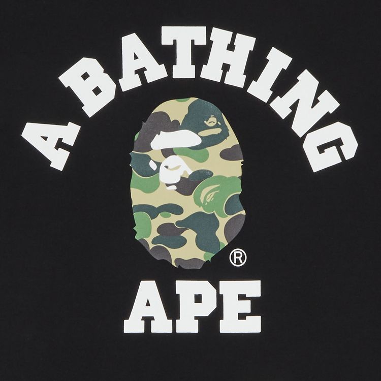 BAPE ABC Camo College Tee BlackGreen