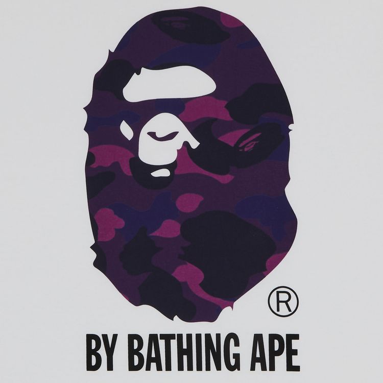 BAPE Color Camo By Bathing Ape Tee WhitePurple