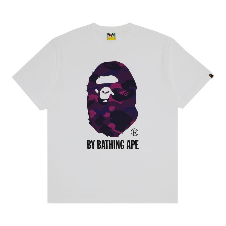 BAPE Color Camo By Bathing Ape Tee WhitePurple