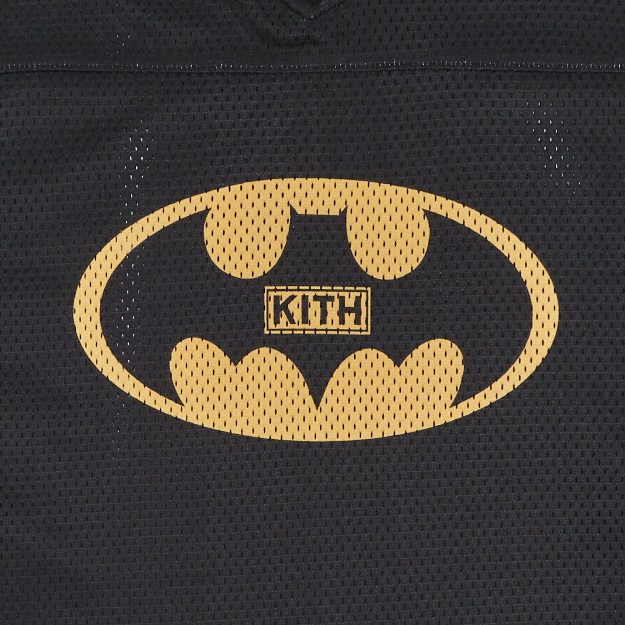 Buy Kith x Batman Long-Sleeve Malik Jersey 'Black' - KHM033136 001