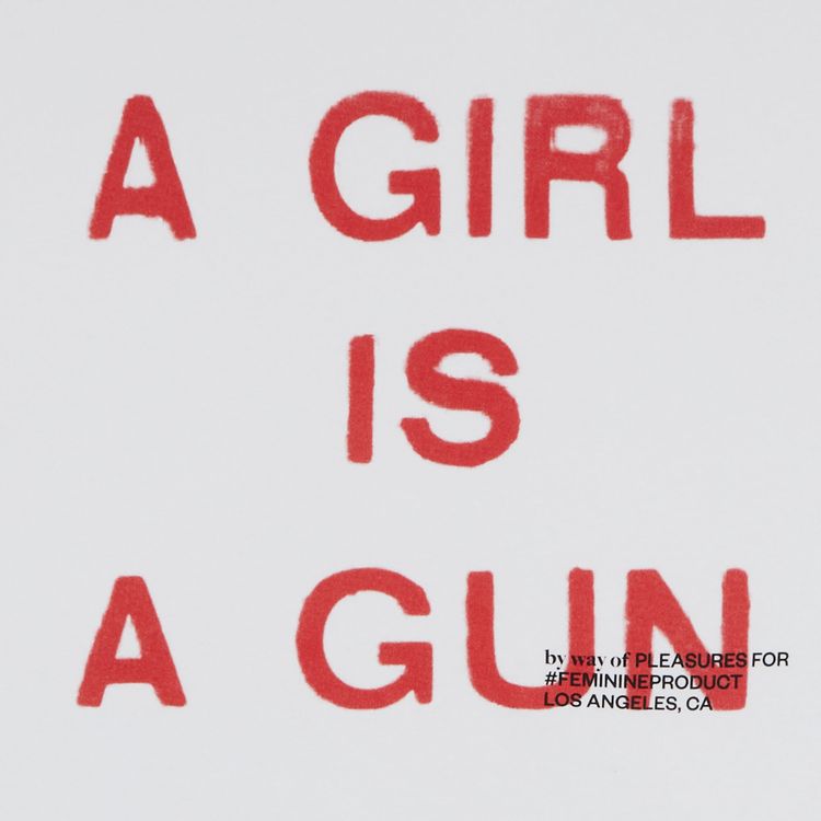 Pleasures Girl Is A Gun T Shirt White
