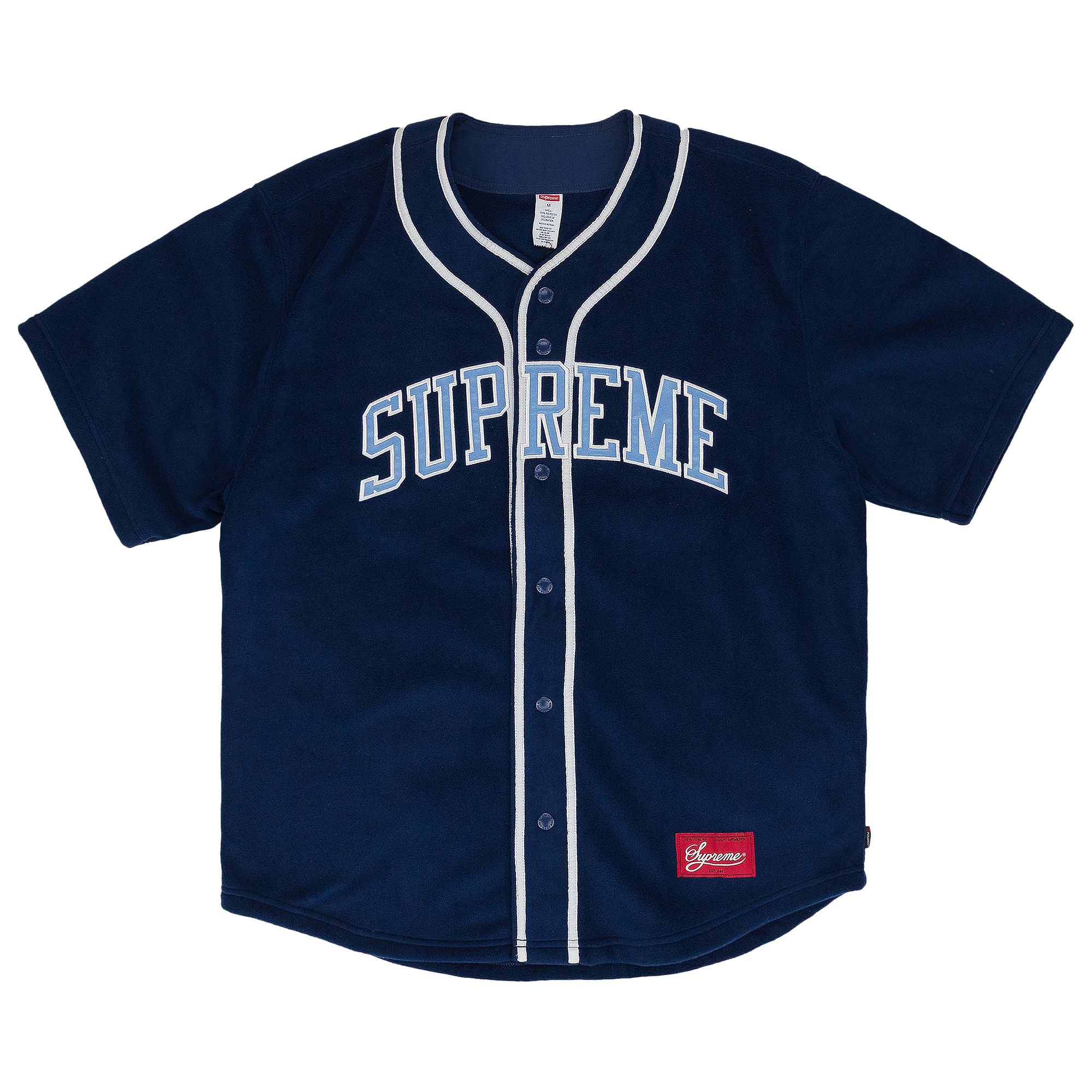 ウェア L Supreme Polartec Baseball Jersey Black Supreme Polartec Baseball Jersey (FW24) - $138