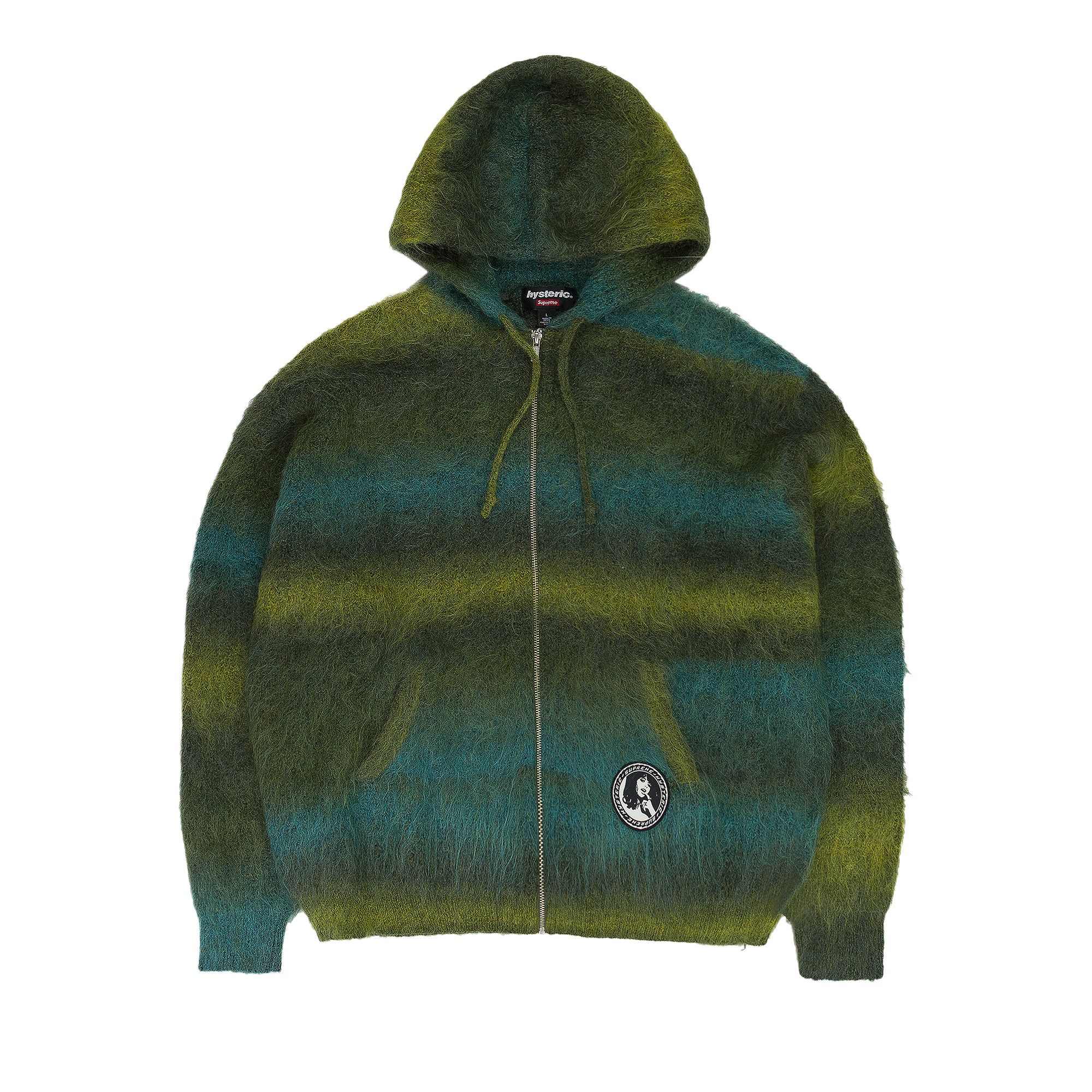 トップス Supreme HYSTERIC GLAMOUR Mohair zipup Supreme Hysteric Glamour Mohair Zip Up Hooded Sweater