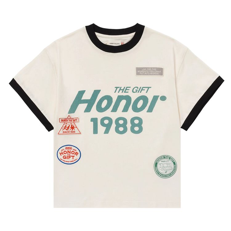 Honor The Gift Multi Box Tee White