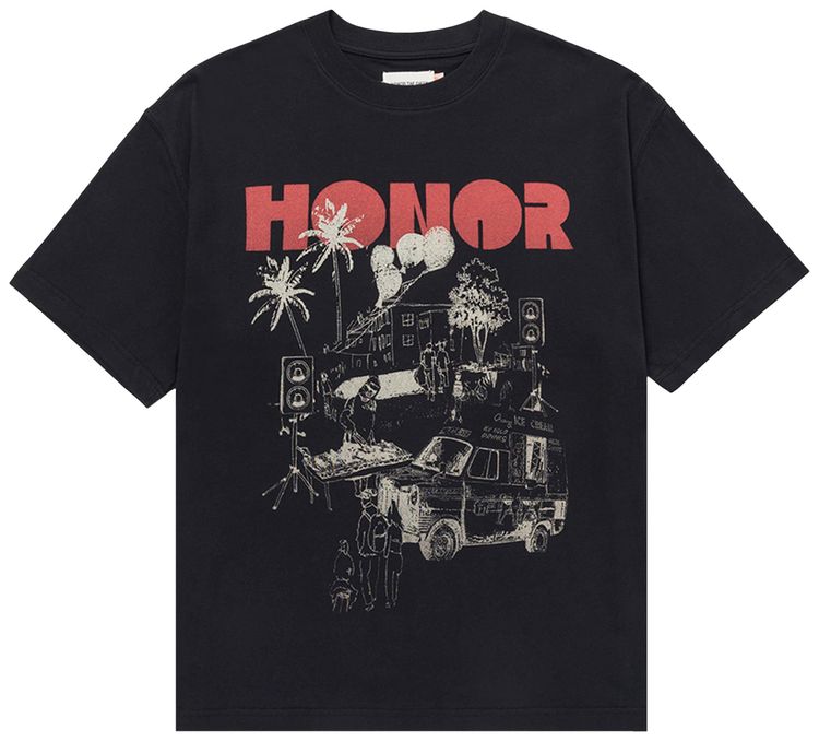 Honor The Gift Block Party T Shirt Black