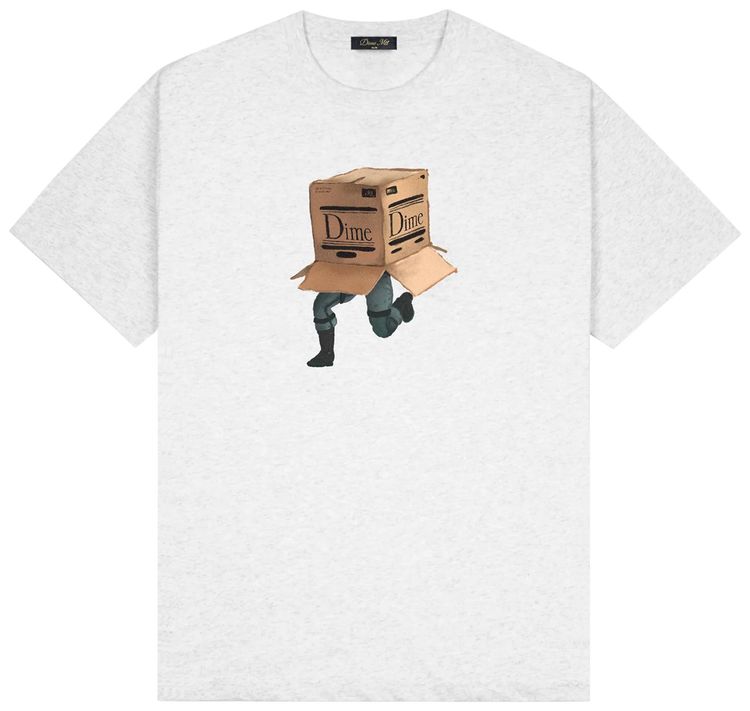 Dime Solid T Shirt Ash