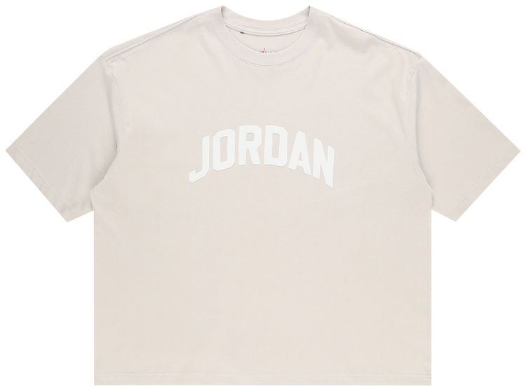 Air Jordan Boxy T Shirt Light Orewood BrownSail