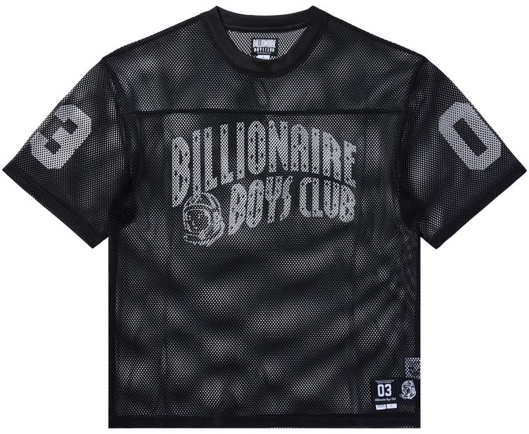 Billionaire Boys Club Varsity Football Jersey T Shirt Black