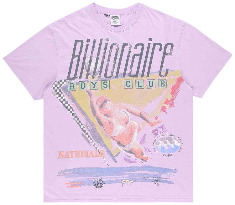 Billionaire Boys Club Sighting T Shirt Pastel Lilac