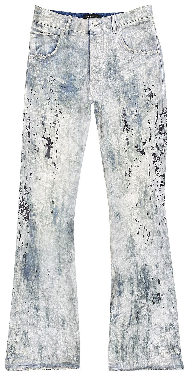 PURPLE BRAND Flare Jeans Light Indigo