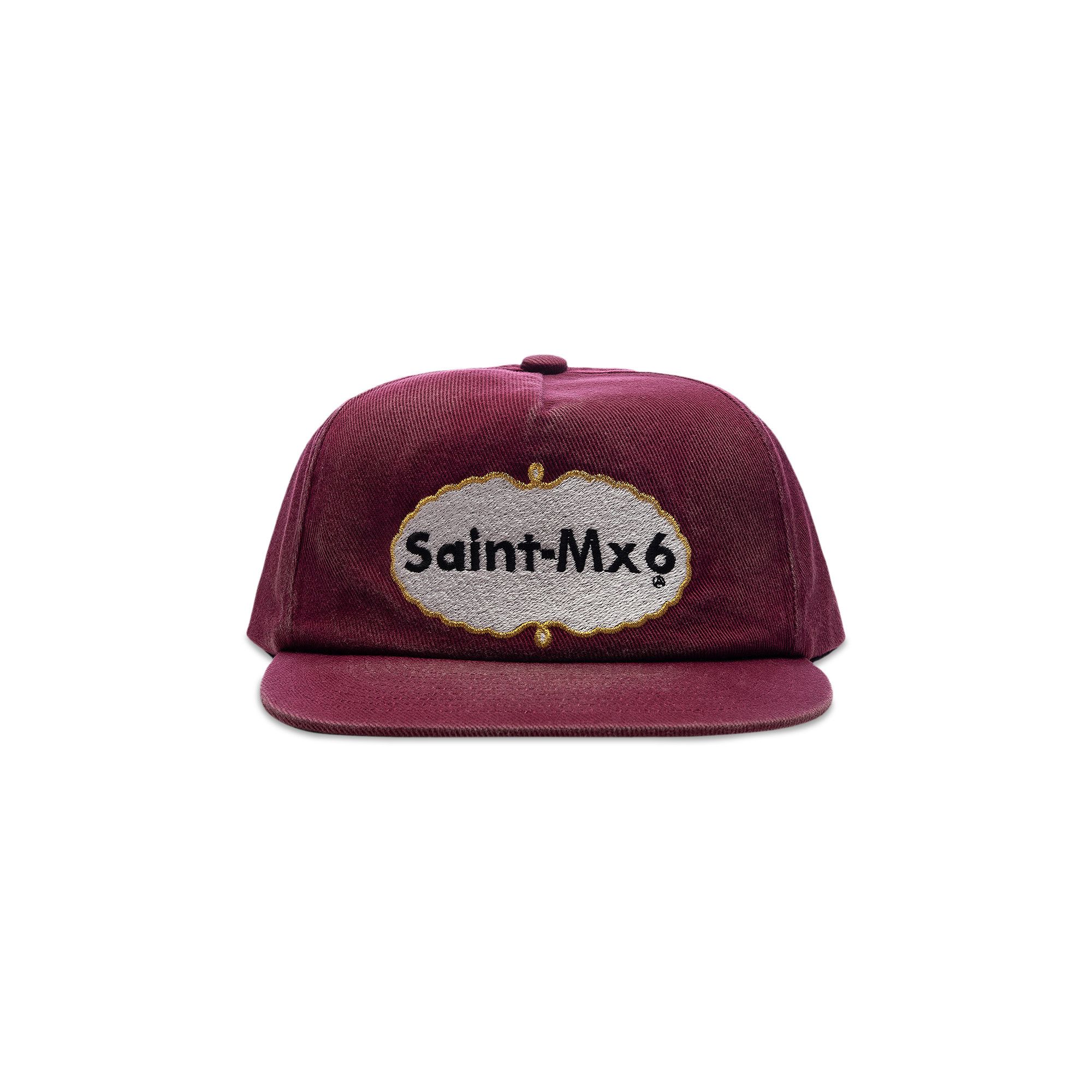Buy SAINT Mxxxxxx Eat Me Hat 'Burgundy' - SM HR8 0000 076 | GOAT