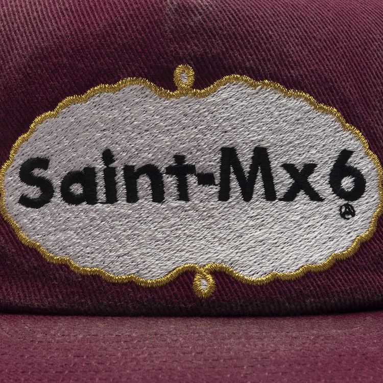 SAINT Mxxxxxx Eat Me Hat Burgundy