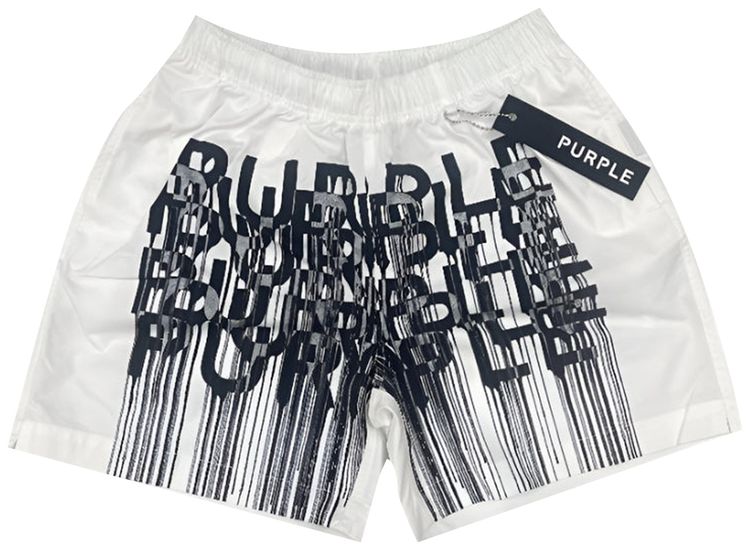 PURPLE BRAND All Round Shorts White