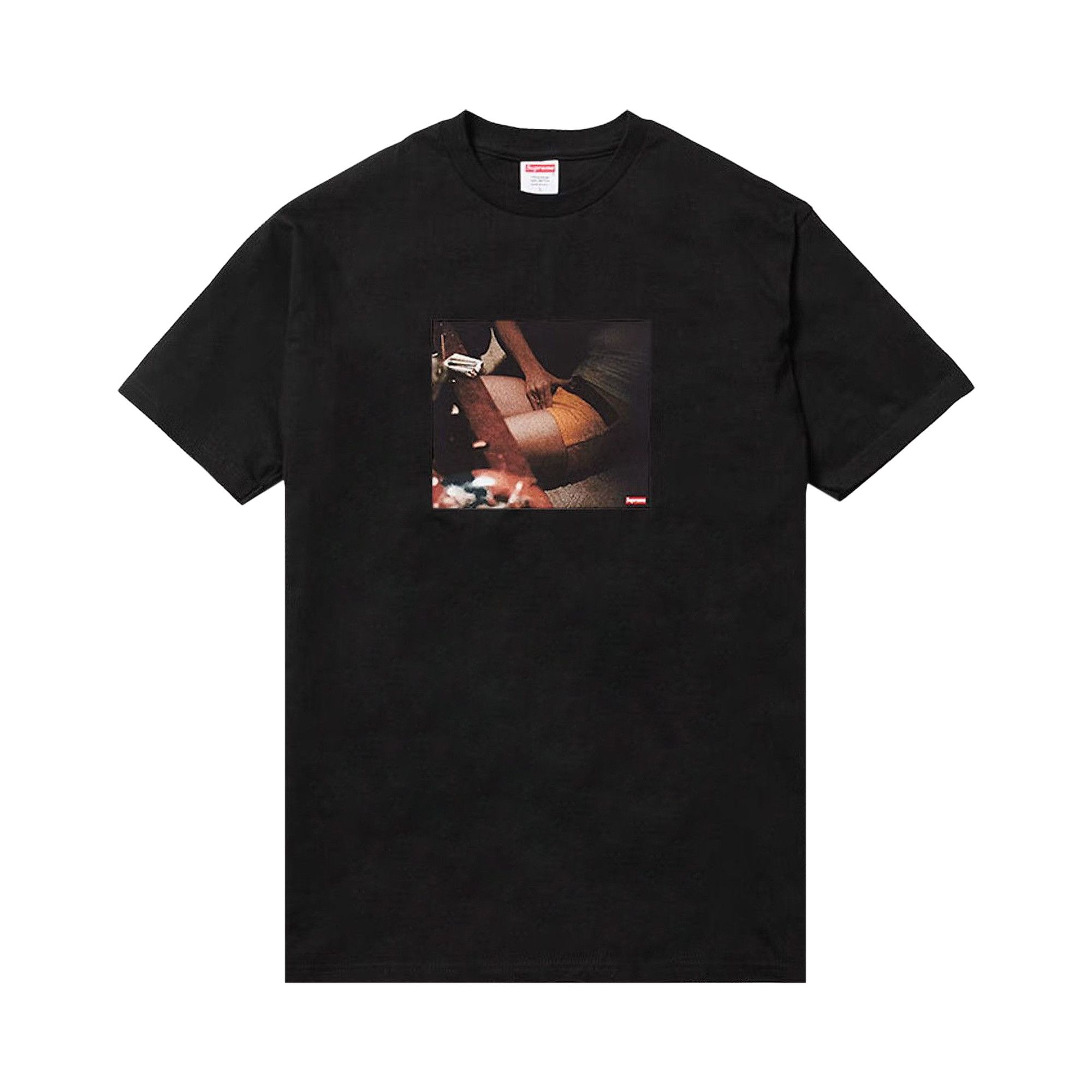 Buy Supreme x Larry Clark Kids Make Out Tee 'Black' - 00052
