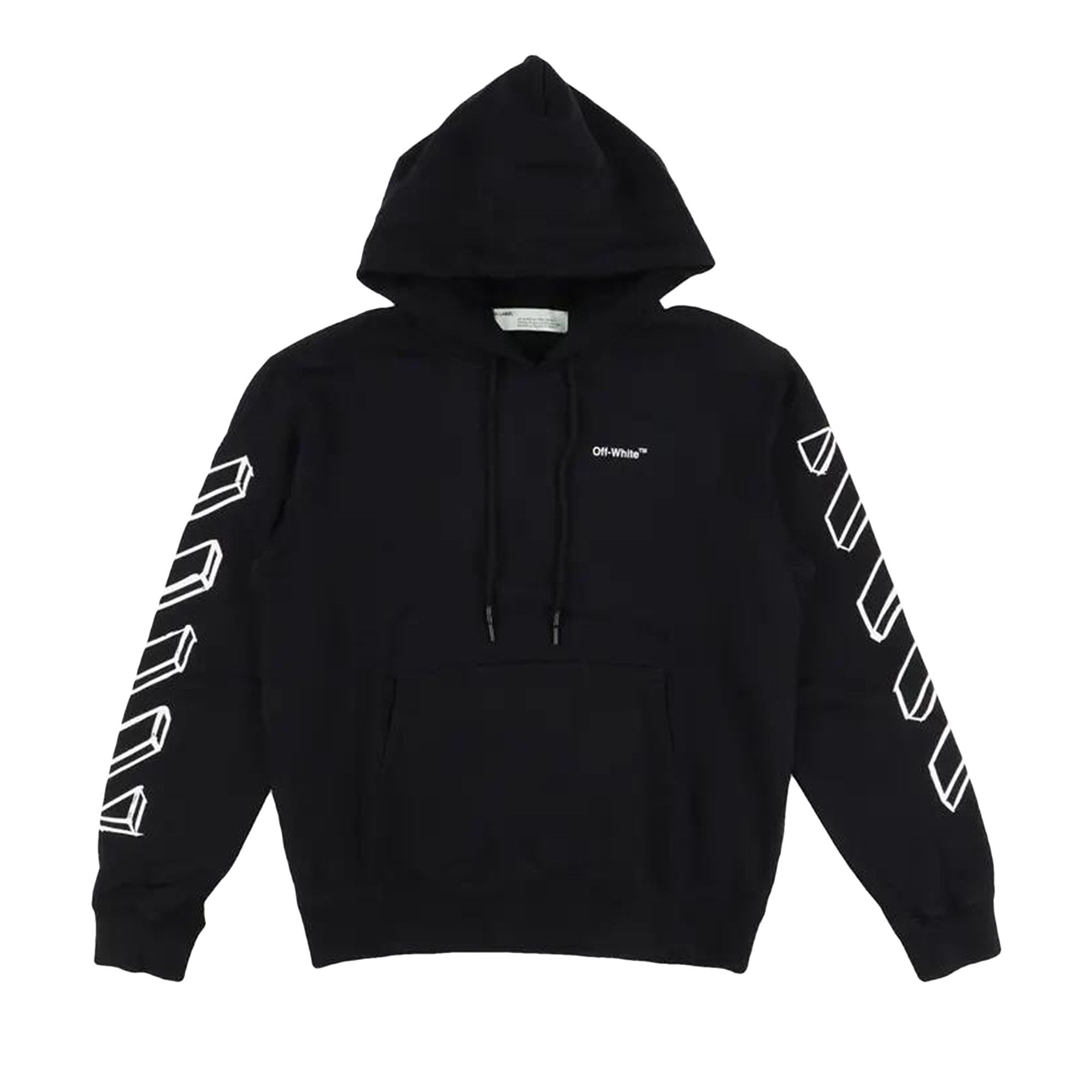 Buy Off-White 3D Marker Arrows Hoodie 'Black' - OMBB097G20FLE002