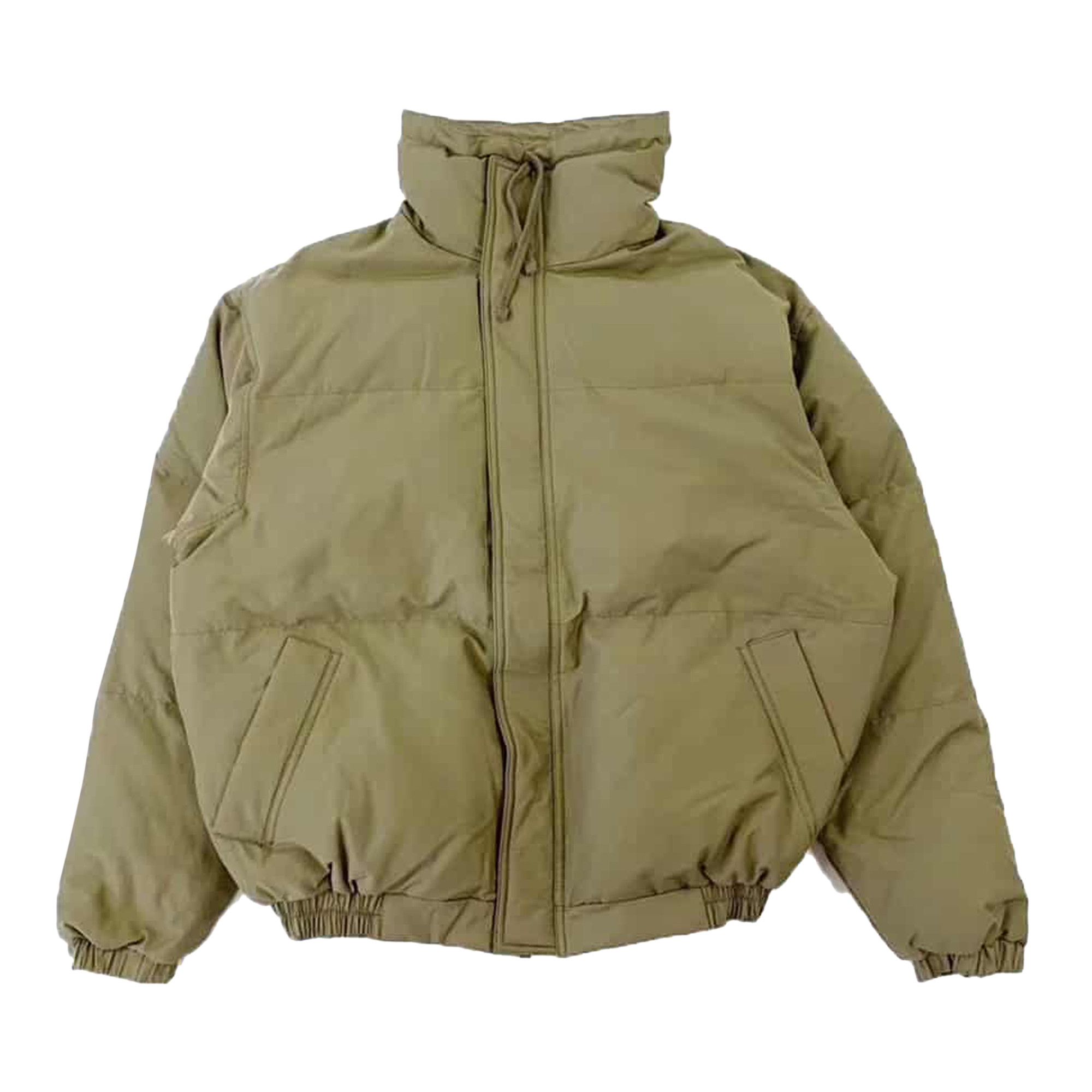 Buy Fear of God Essentials Puffer Jacket 'Olive' - 0202 25050 0009