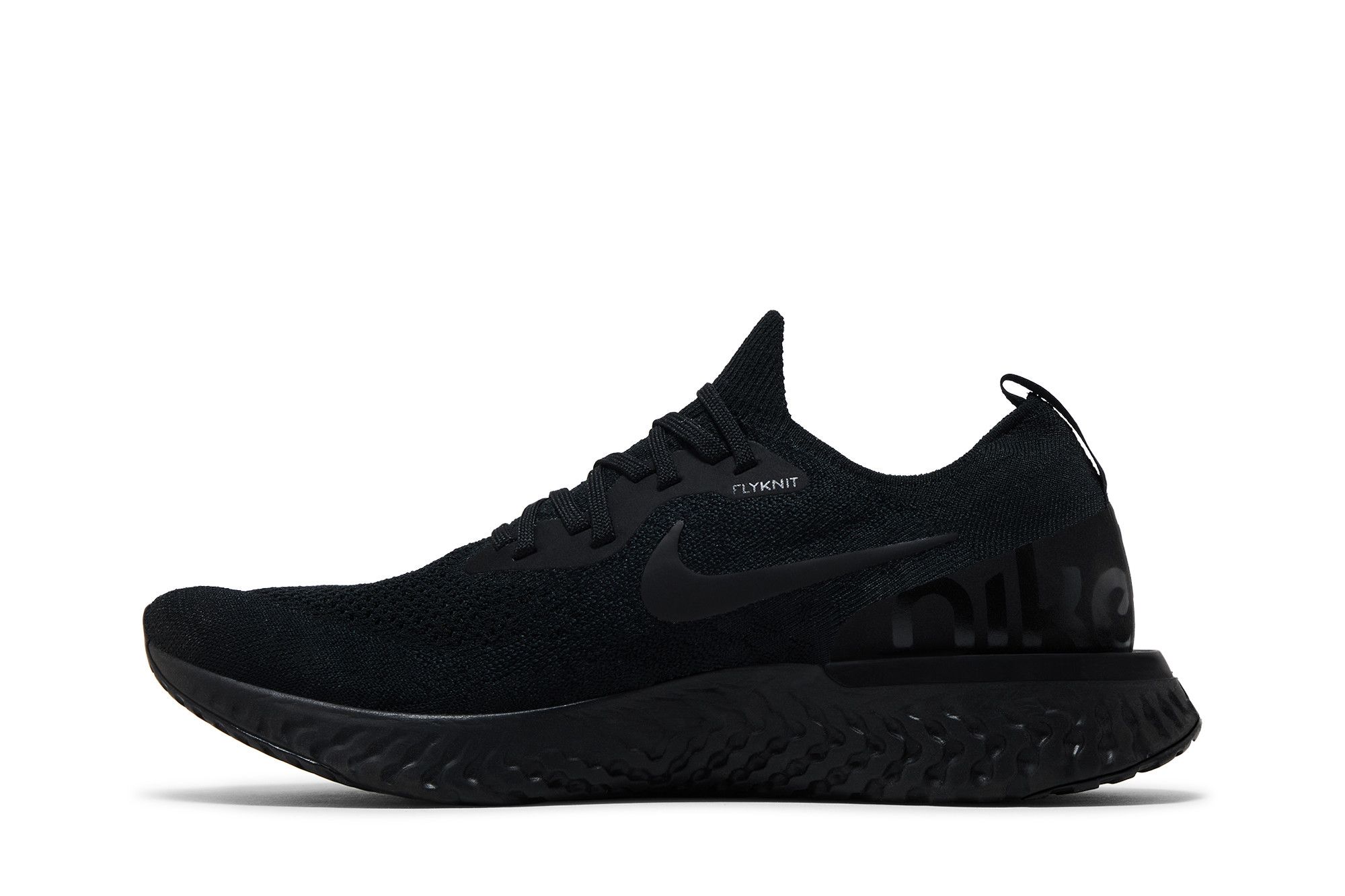 nike epic react flyknit black running shoes amazon