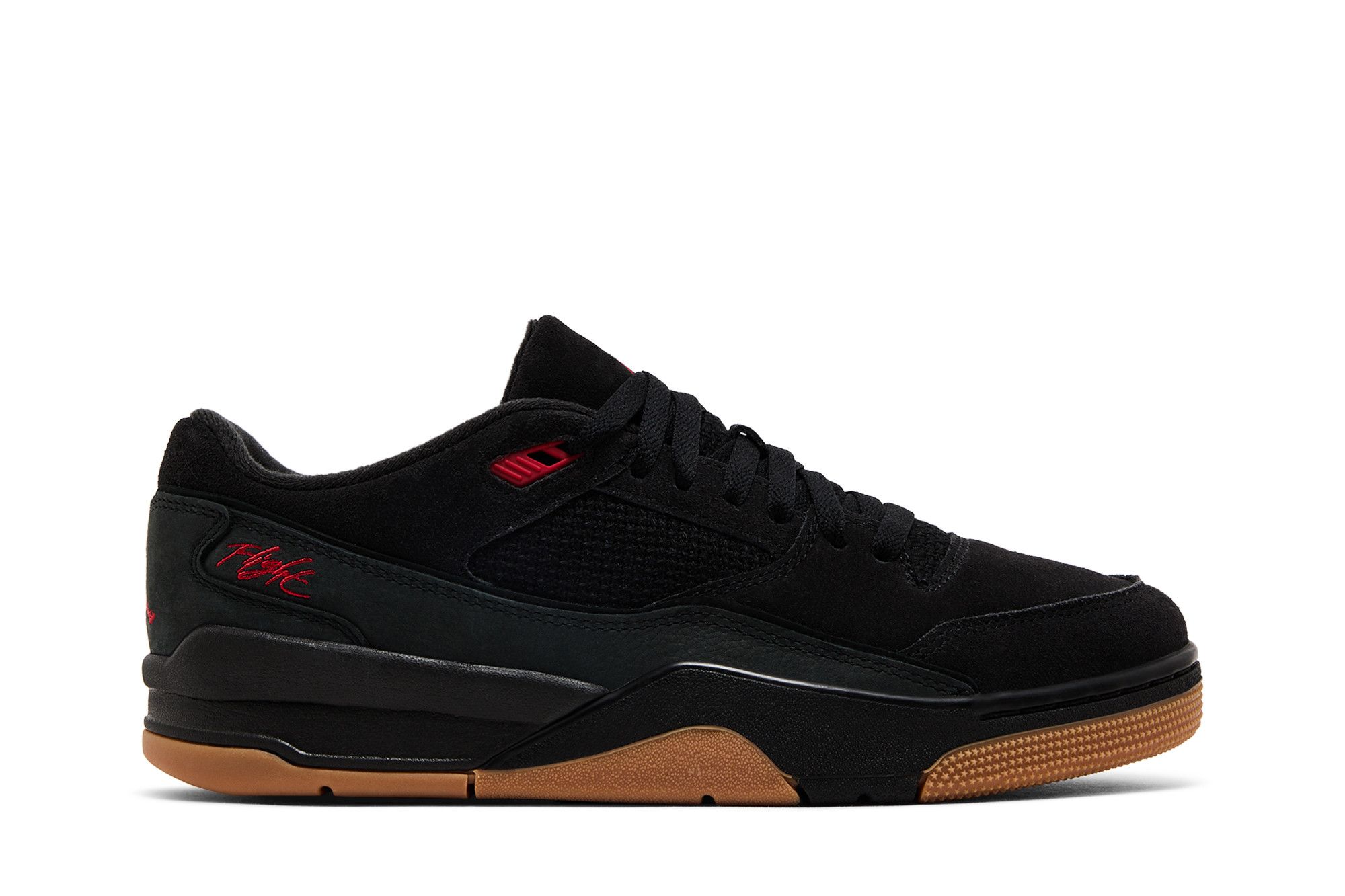 Buy Air Jordan Flight Court 'Black Red Gum' - HF3255 001 | GOAT