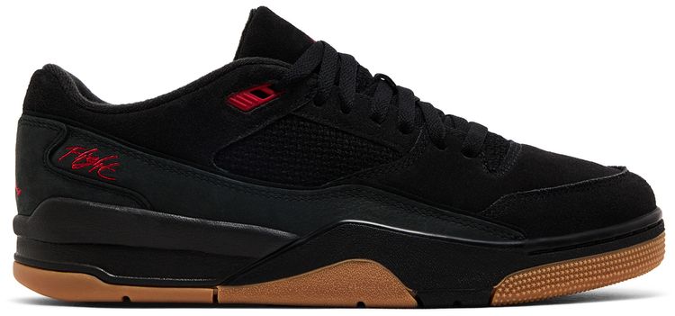 Air Jordan Flight Court Black Red Gum