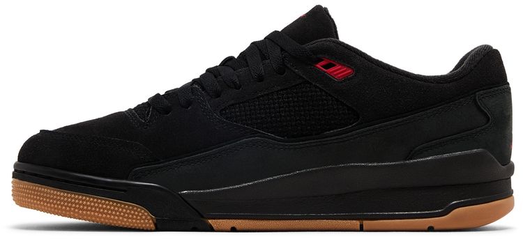 Air Jordan Flight Court Black Red Gum
