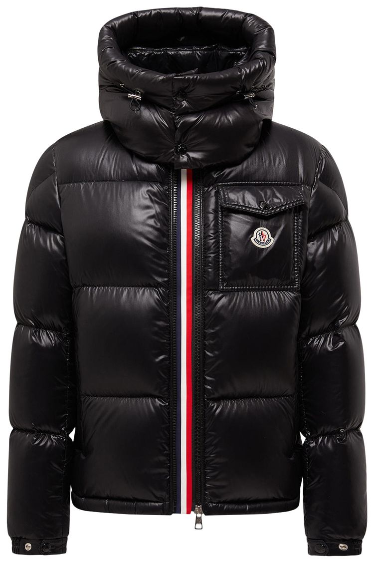 Moncler Montbeliard Hooded Short Down Jacket Black