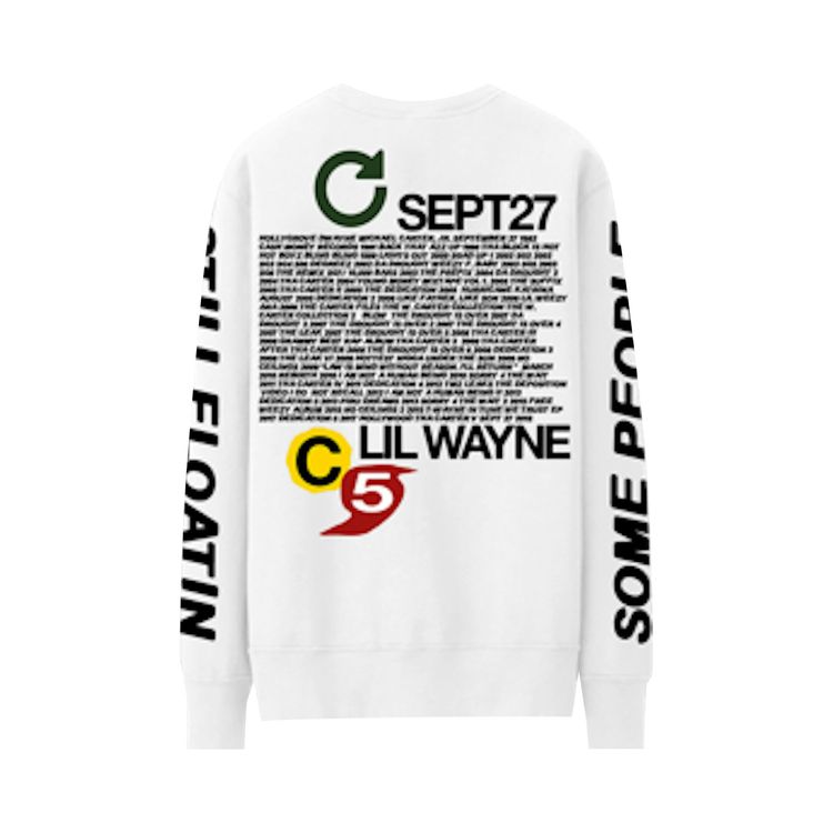 Cactus Plant Flea Market Lil Wayne Crewneck White