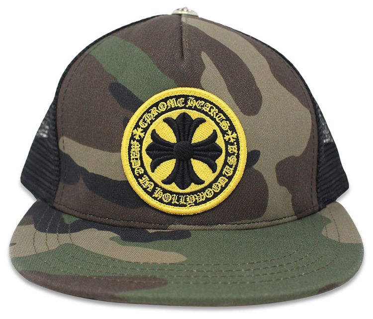 Chrome Hearts Plus Cross Seal Stamp Trucker Hat Camo