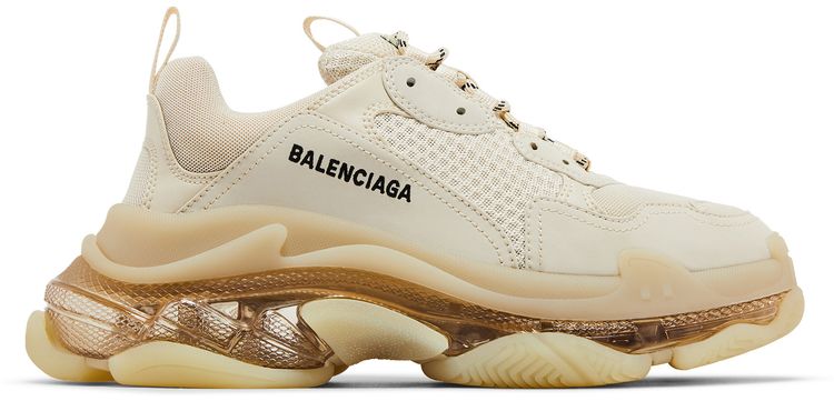 Balenciaga Triple S Sneaker Clear Sole   Off White