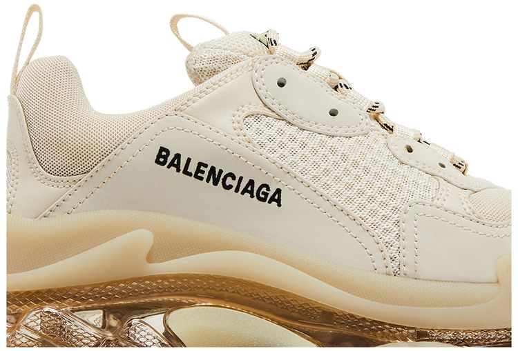 Balenciaga Triple S Sneaker Clear Sole   Off White
