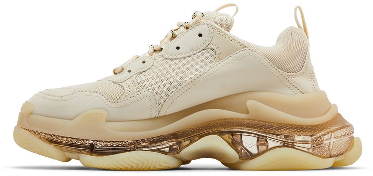Balenciaga Triple S Sneaker Clear Sole   Off White