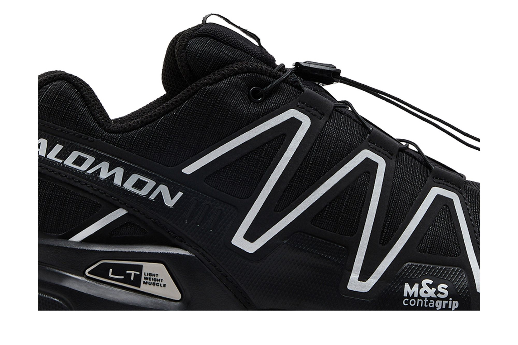 スニーカー Salomon \"SPEEDCROSS 3\" SNEAKER (L47588000 BLACK SILVER) Salomon - SPEEDCROSS 3 Sneaker in Black & Silver - L47588000