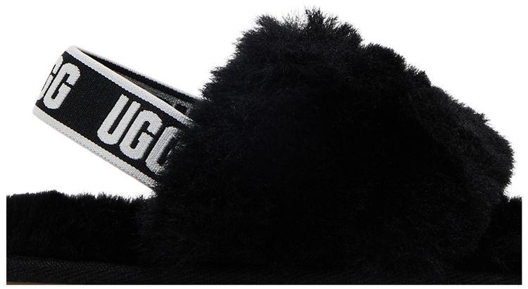 UGG Fluff Yeah Slide Toddler Black
