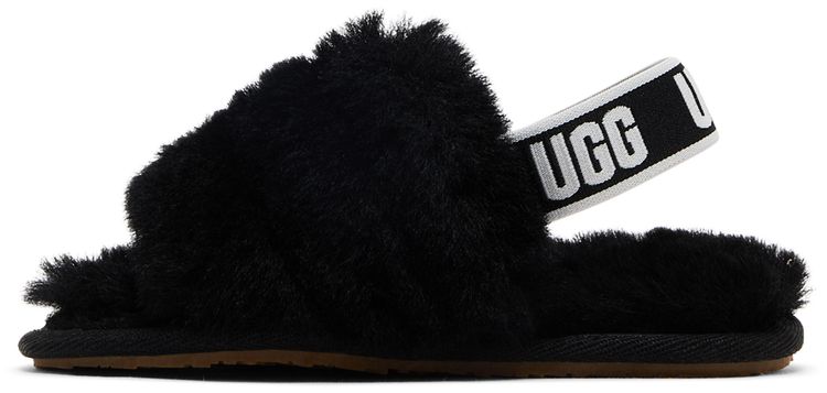 UGG Fluff Yeah Slide Toddler Black