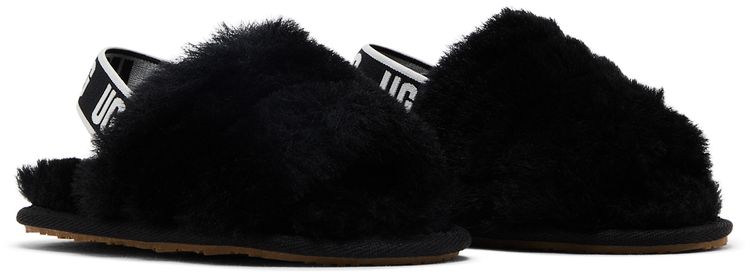 UGG Fluff Yeah Slide Toddler Black