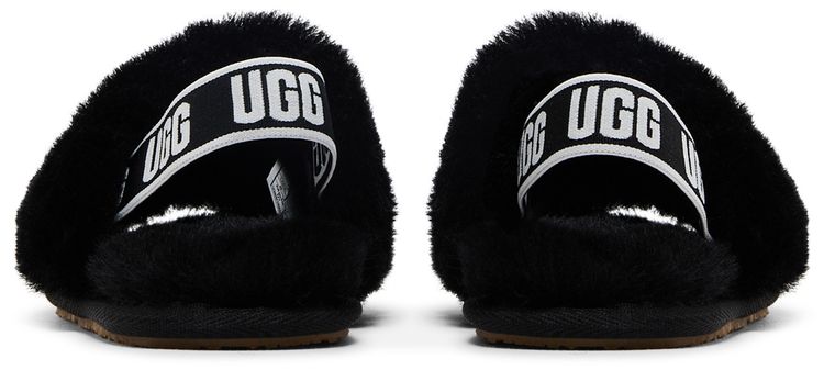 UGG Fluff Yeah Slide Toddler Black