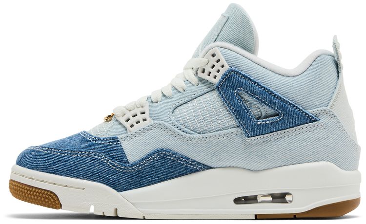 Wmns Air Jordan 4 Retro TEX Worn Blue Denim