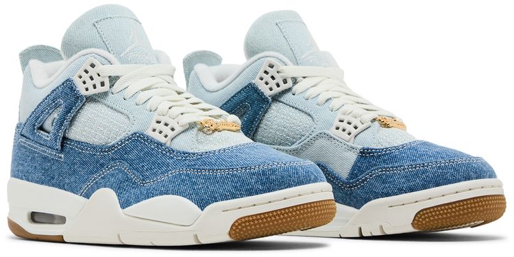 Wmns Air Jordan 4 Retro TEX Worn Blue Denim