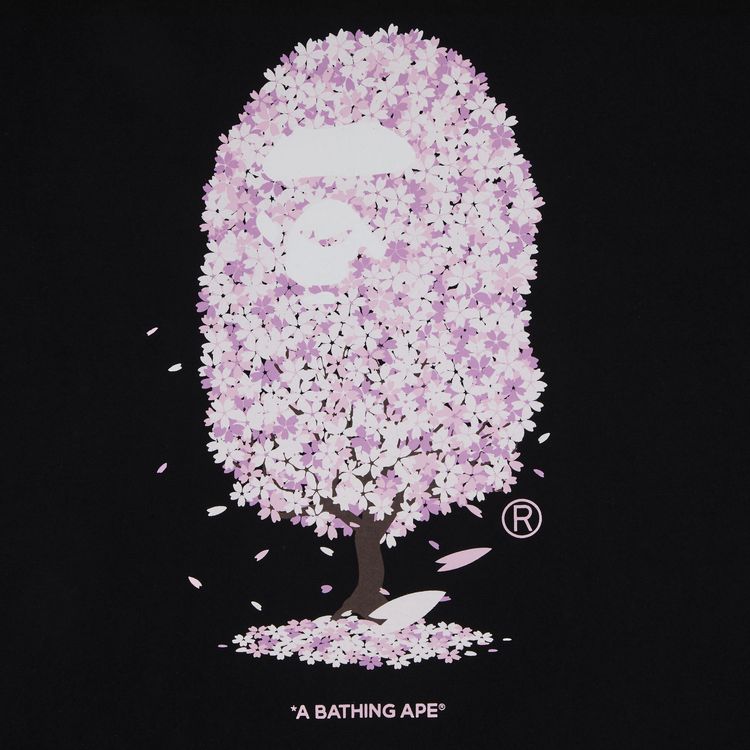 BAPE Sakura Tee Black