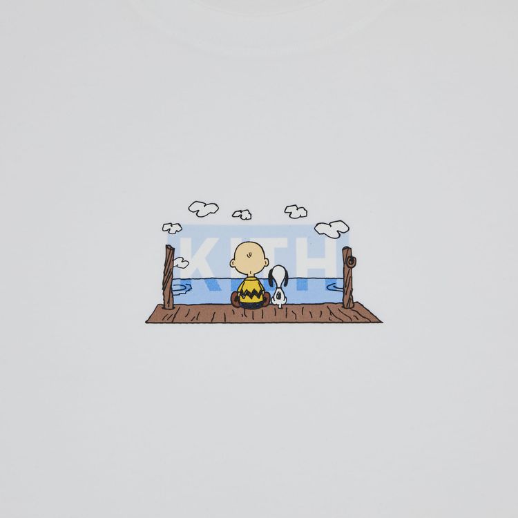 Kith For Peanuts Ocean View Classic Logo Tee White
